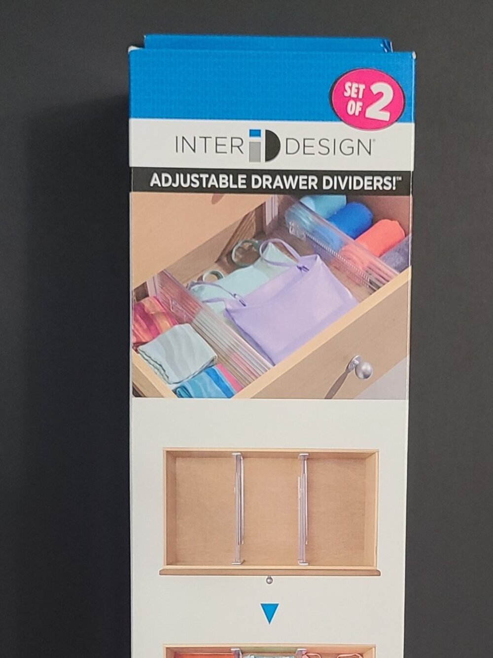 Idesign Drawer Dividers Clear- 1 Set